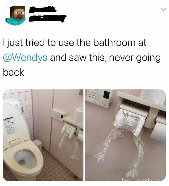 Thanks, I Hate The Toilet Paper At Wendy's...