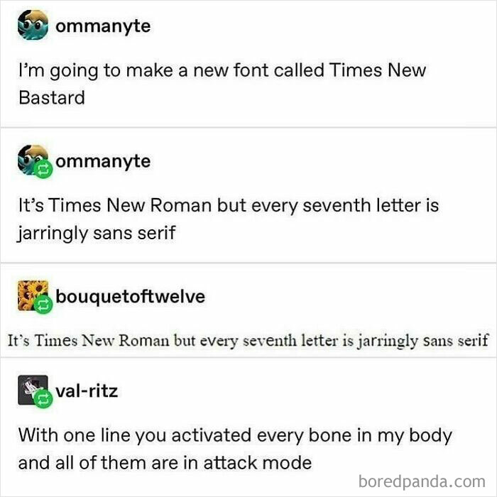 Thanks, I Hate Sans Serif