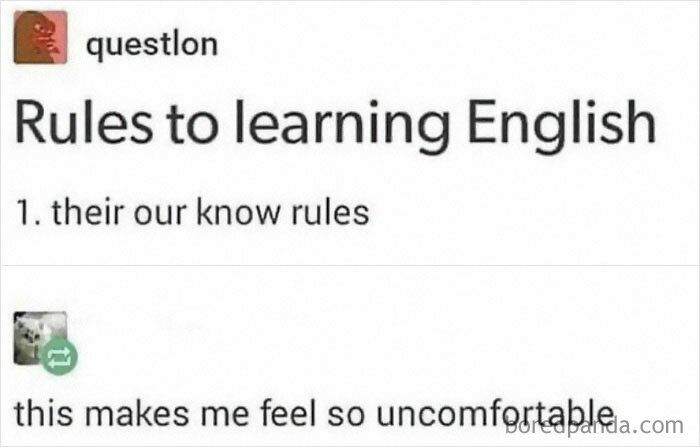 Thanks I Hate The English Language