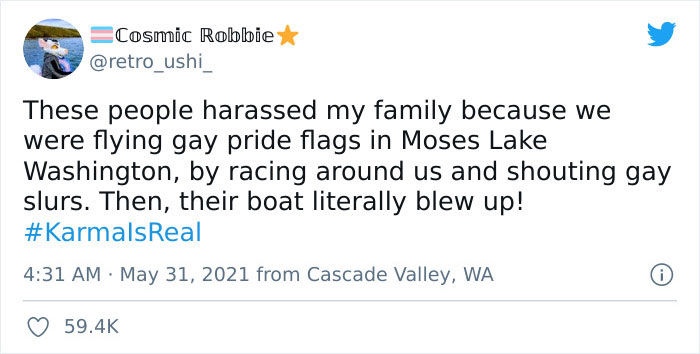 Homophobes Swim For Help To The Pride Boat They Were Just Harassing After Their Own Boat Explodes Homophobes Swim For Help To The Pride Boat They Were Just Harassing After Their Own Boat Explodes