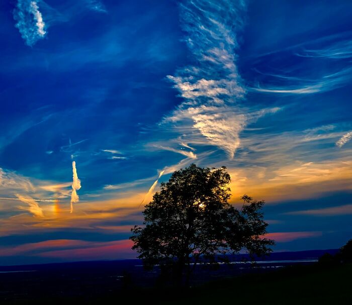 Taken Just Before Sundown In The Cotswolds, UK.