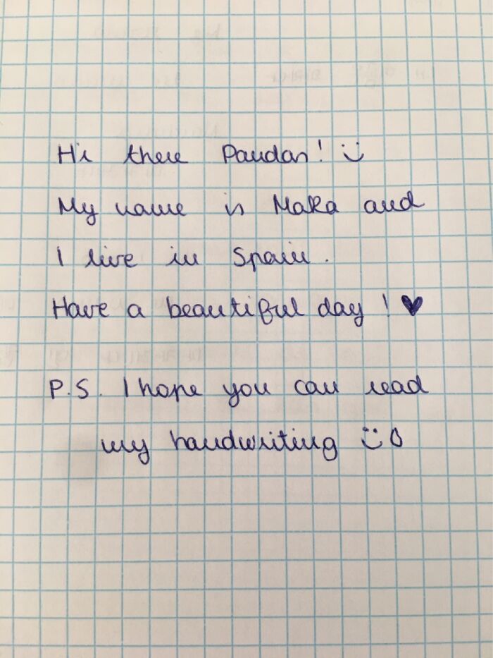 Hi There Fellow Pandas! Love Seeing Your Handwritings!