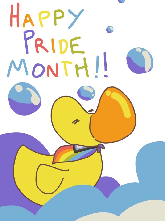 I Doodled This Last Week! Happy Pride!