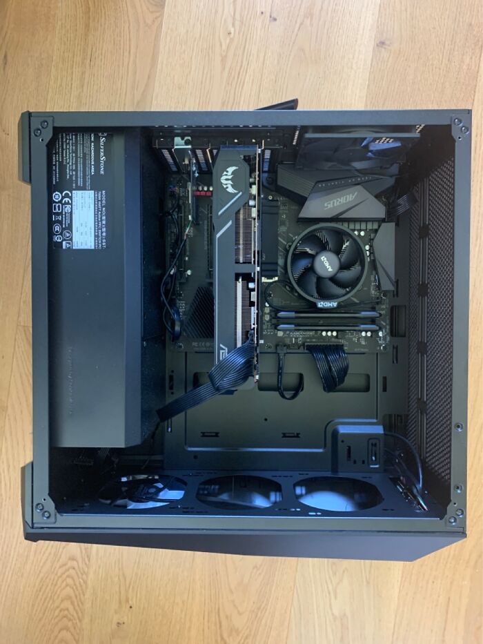 Finishing Up My PC. Finished Cable Management, Just Need To Finish Some Loose Ends