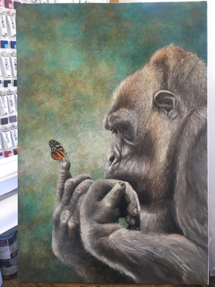 36x48 Acrylic Painting I Made For My Brother