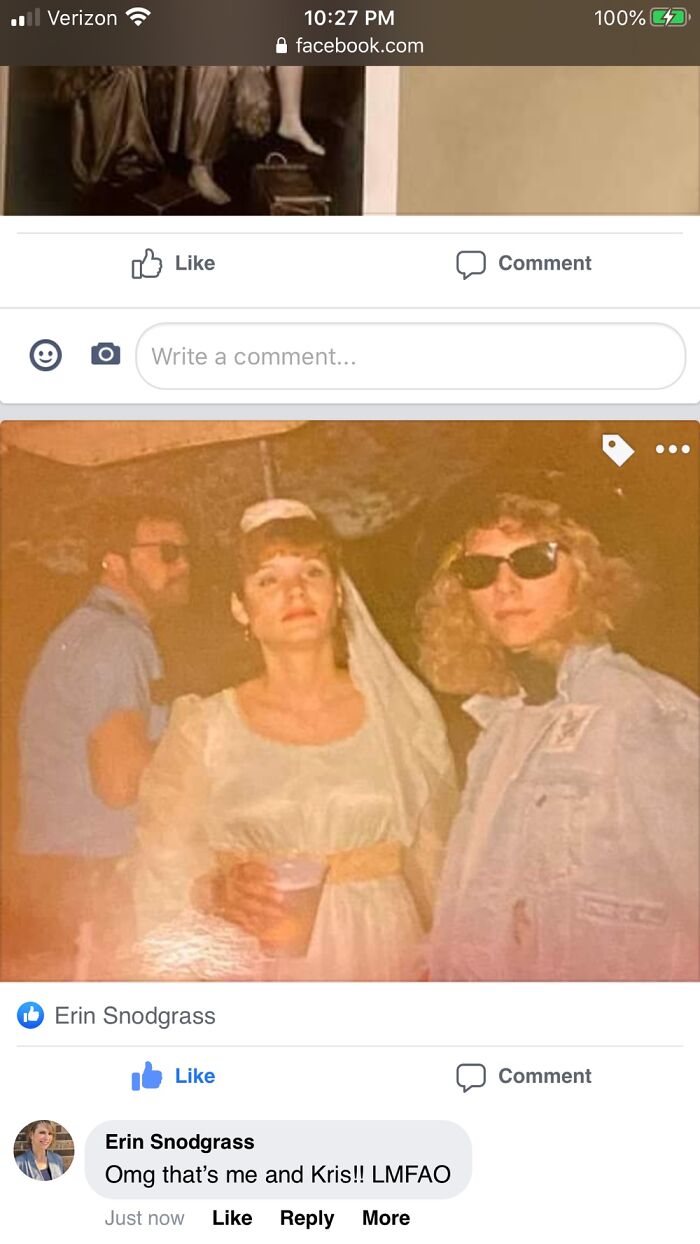 Me And My Sister At A Halloween Party, 1986- Thought We Were The Epitome Of Cool Lol