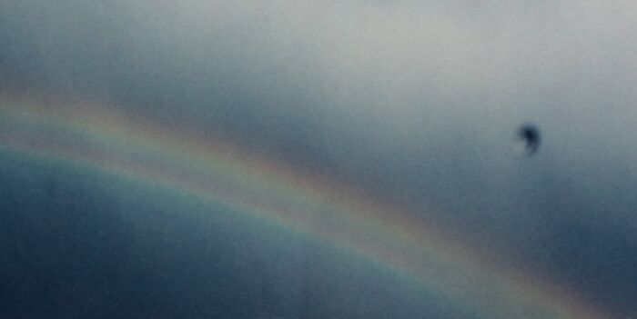 Double Rainbow During A Rainstorm