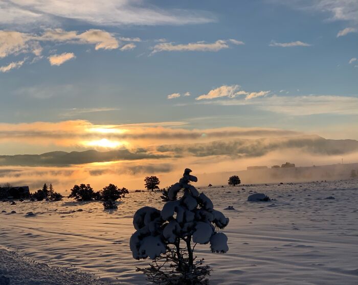 Nathrop, Co Winter Winter Morning