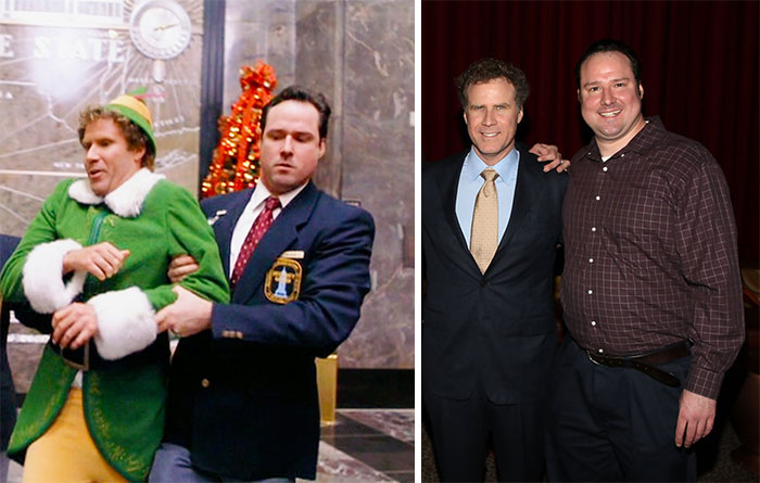 In Elf (2004), One Of The Security Guards Is Played By Patrick Ferrell, The Brother Of Will Ferrell.