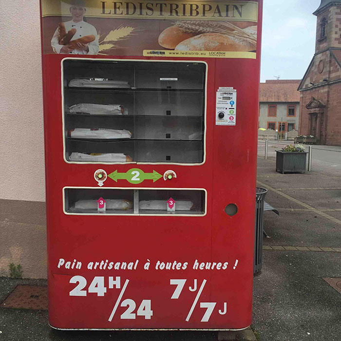 Bought Fresh Baguettes From A Vending Machine Today