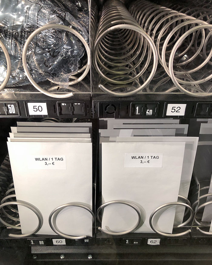 This Vending Machine In Germany Sells WiFi Codes Valid For One Day