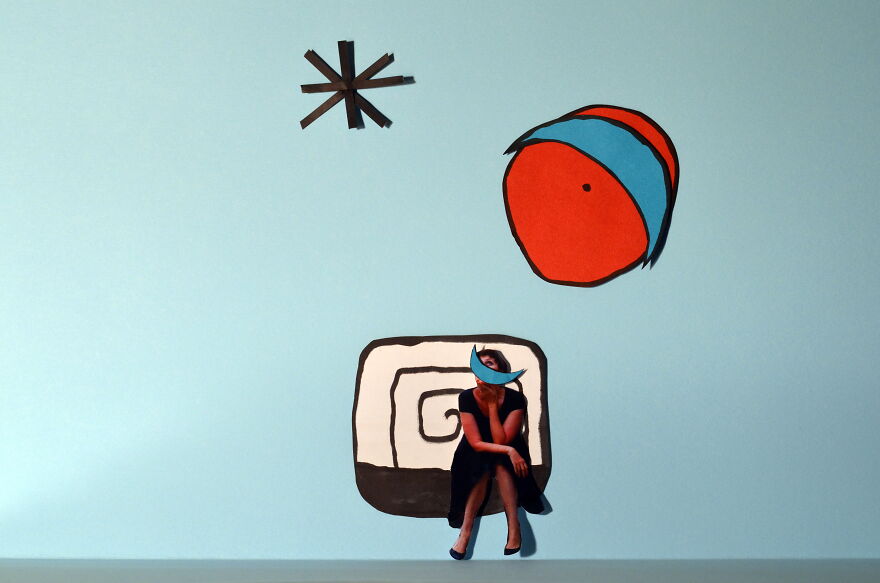 I Make Artistic Photos With A Tiny Cutout Of Myself And No Photoshop