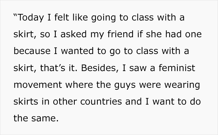 Male Teachers Are Wearing Skirts To Class In Order To Protest This Student Getting Expelled Over It Male Teachers Are Wearing Skirts To Class In Order To Protest This Student Getting Expelled Over It