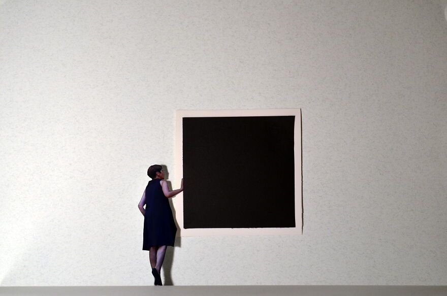 I Make Artistic Photos With A Tiny Cutout Of Myself And No Photoshop