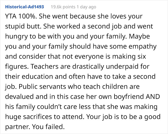 Rich Man Doesn't Realize His GF Can't Afford His Lavish Lifestyle And Skipped Meals On Vacation, Asks If He's Wrong