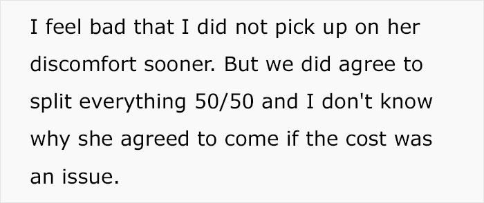 Rich Man Doesn't Realize His GF Can't Afford His Lavish Lifestyle And Skipped Meals On Vacation, Asks If He's Wrong Rich Man Doesn't Realize His GF Can't Afford His Lavish Lifestyle And Skipped Meals On Vacation, Asks If He's Wrong