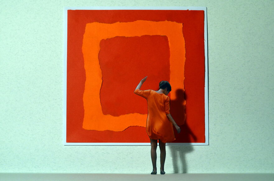 I Make Artistic Photos With A Tiny Cutout Of Myself And No Photoshop