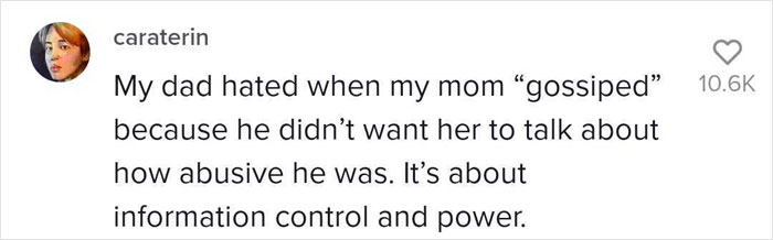 Woman Explains Why Gossiping Was Stigmatized By Men And Many Agree Her Opinion Has Great Points