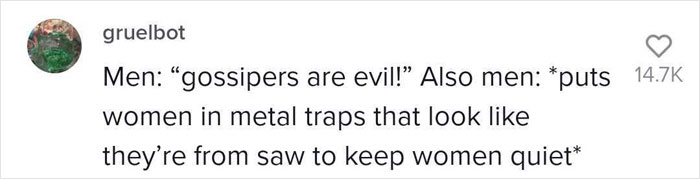 Woman Explains Why Gossiping Was Stigmatized By Men And Many Agree Her Opinion Has Great Points