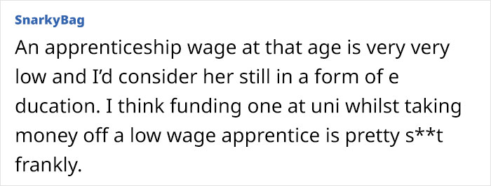 Mom Charges Her 17-Year-Old Daughter Over $16k A Year To Fund Her 18-Year-Old Son, Receives Backlash Online