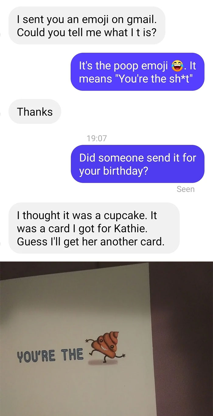 My Mom Emailed Me A Photo Of An Emoji...