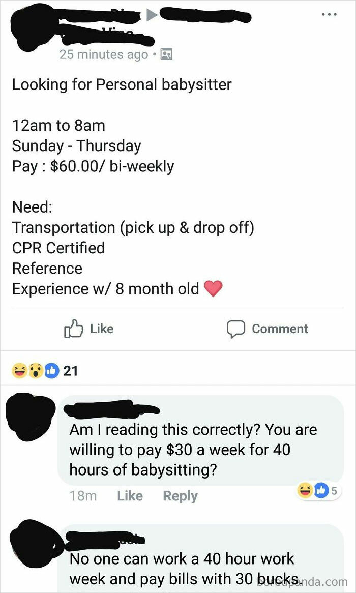 75 Cents An Hour For Babysitting