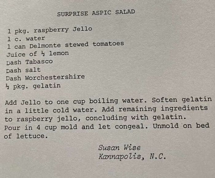 Because No One Can Ever Have Enough Aspic