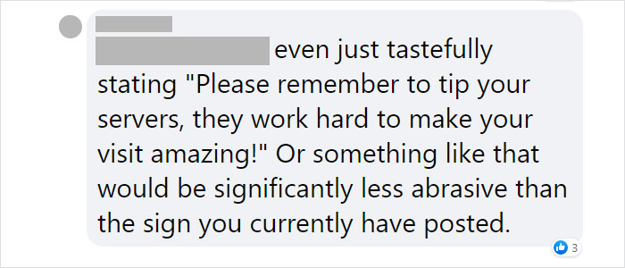 Restaurant Posts A Sign Begging Clients To Tip Servers, Digs Their Own Grave As People Start Criticizing Them Restaurant Posts A Sign Begging Clients To Tip Servers, Digs Their Own Grave As People Start Criticizing Them