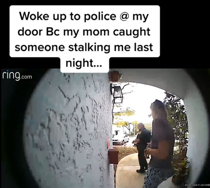 Creep Stalks Model And Watches Her Sleep In Bed At Night, So She Sets Up A Booby Trap For Him And Shares The Creepy Footage Creep Stalks Model And Watches Her Sleep In Bed At Night, So She Sets Up A Booby Trap For Him And Shares The Creepy Footage