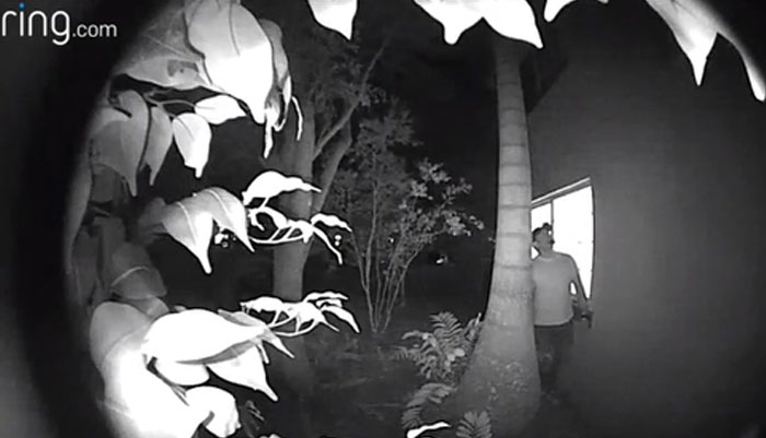 Creep Stalks Model And Watches Her Sleep In Bed At Night, So She Sets Up A Booby Trap For Him And Shares The Creepy Footage