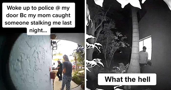 Creep Stalks Model And Watches Her Sleep In Bed At Night, So She Sets Up A Booby Trap For Him And Shares The Creepy Footage