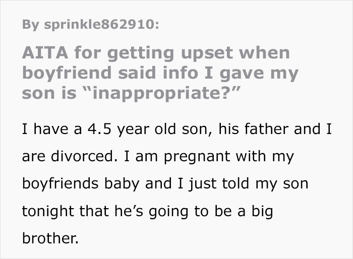 Mom Tells The Truth To Her 4.5-Year-Old Son About How Babies Are Born, Gets Called Out By Her Boyfriend