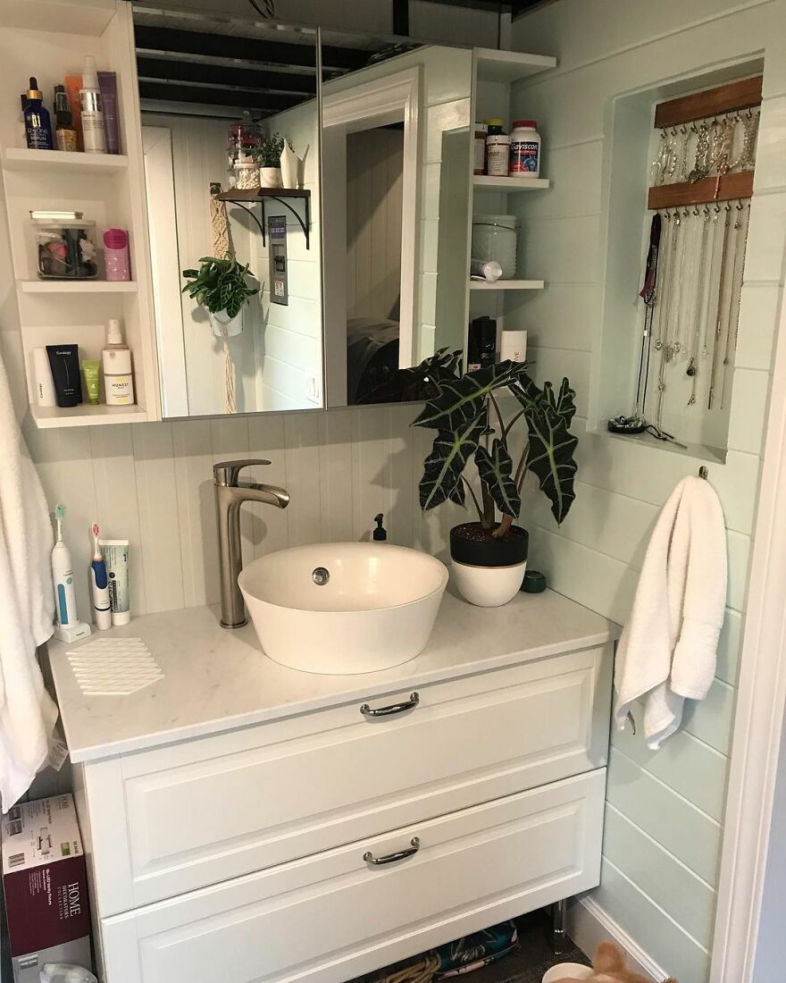 After A Long-Distance Relationship, Couple Dive Right Into Close Living In DIY Tiny Home.