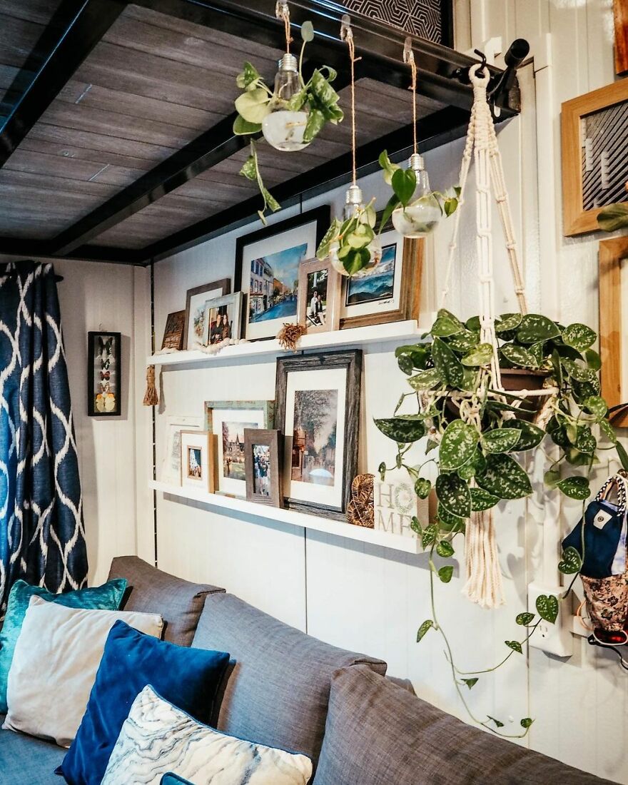 After A Long-Distance Relationship, Couple Dive Right Into Close Living In DIY Tiny Home.