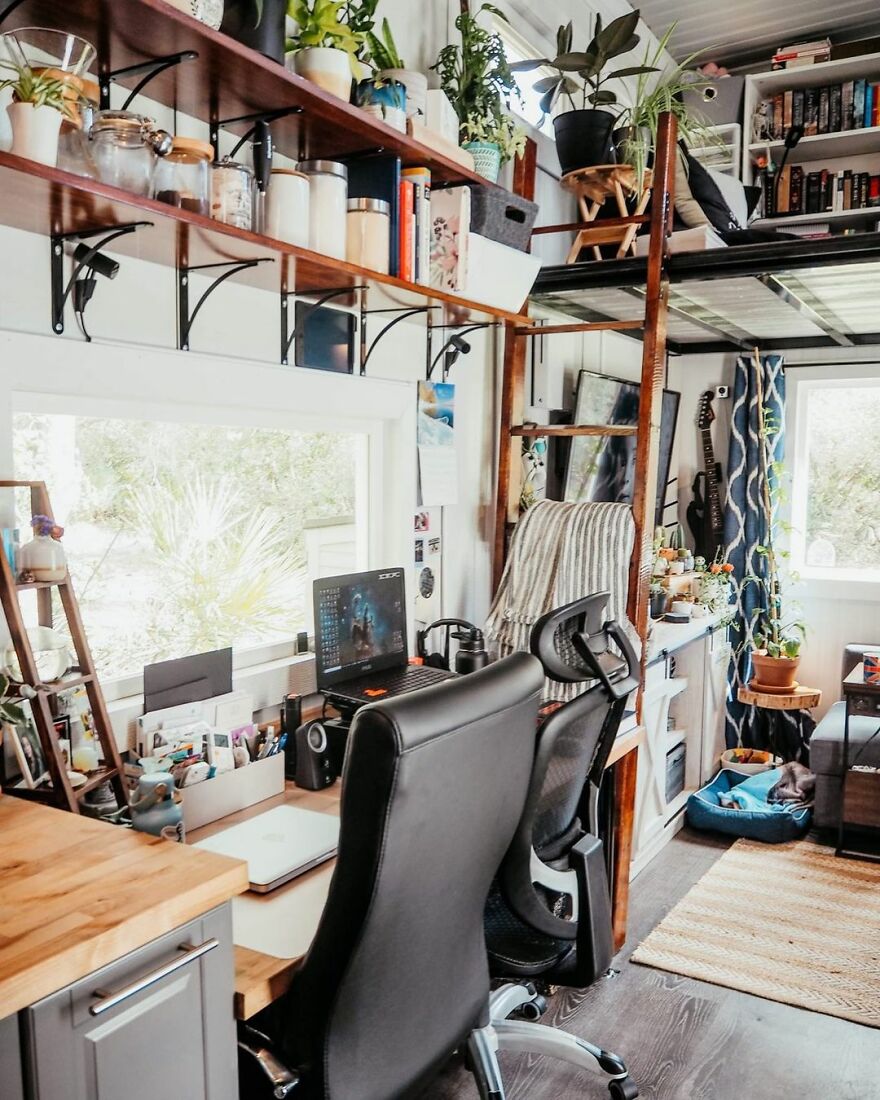 After A Long-Distance Relationship, Couple Dive Right Into Close Living In DIY Tiny Home.