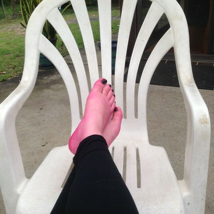 Accidentally Dyed My Feet Purple. Hair Dye Fail