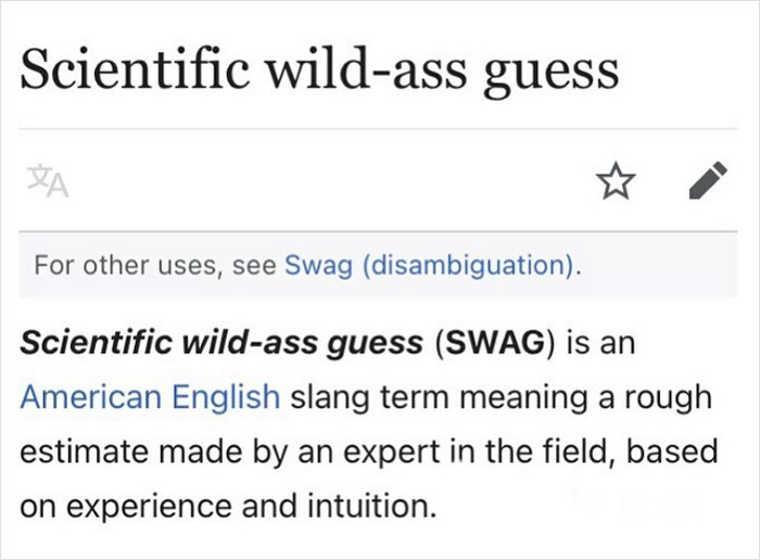 Filling My Exam Answers With Swag