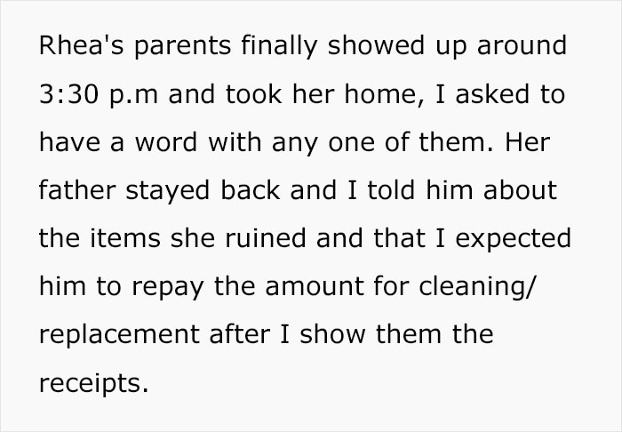 Dad Is Furious When His Daughter's Babysitter Demands He Pay For The Personal Things She's Ruined Dad Is Furious When His Daughter's Babysitter Demands He Pay For The Personal Things She's Ruined