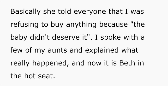 Woman Demands Guests Bring Expensive Gifts To Baby Shower, Student Refuses Because It's Expensive, Sparks Family Drama Woman Demands Guests Bring Expensive Gifts To Baby Shower, Student Refuses Because It's Expensive, Sparks Family Drama