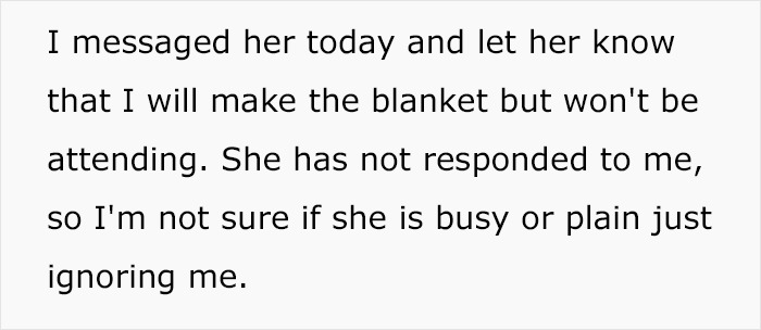 Woman Demands Guests Bring Expensive Gifts To Baby Shower, Student Refuses Because It's Expensive, Sparks Family Drama Woman Demands Guests Bring Expensive Gifts To Baby Shower, Student Refuses Because It's Expensive, Sparks Family Drama