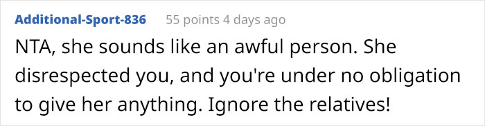Woman Demands Guests Bring Expensive Gifts To Baby Shower, Student Refuses Because It's Expensive, Sparks Family Drama Woman Demands Guests Bring Expensive Gifts To Baby Shower, Student Refuses Because It's Expensive, Sparks Family Drama
