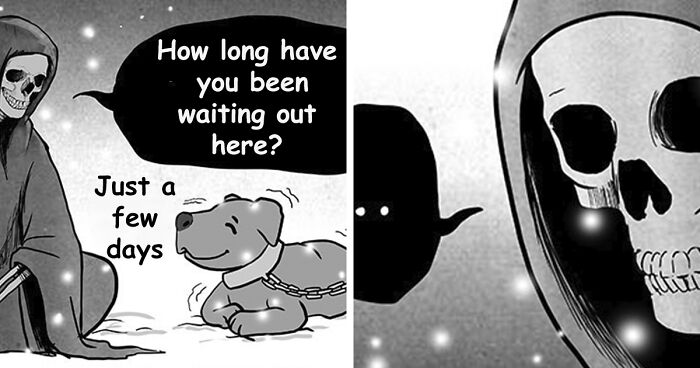 Artist Who Makes People Cry With Her Animal Comics Just Released A New Tragic One About A Freezing Dog