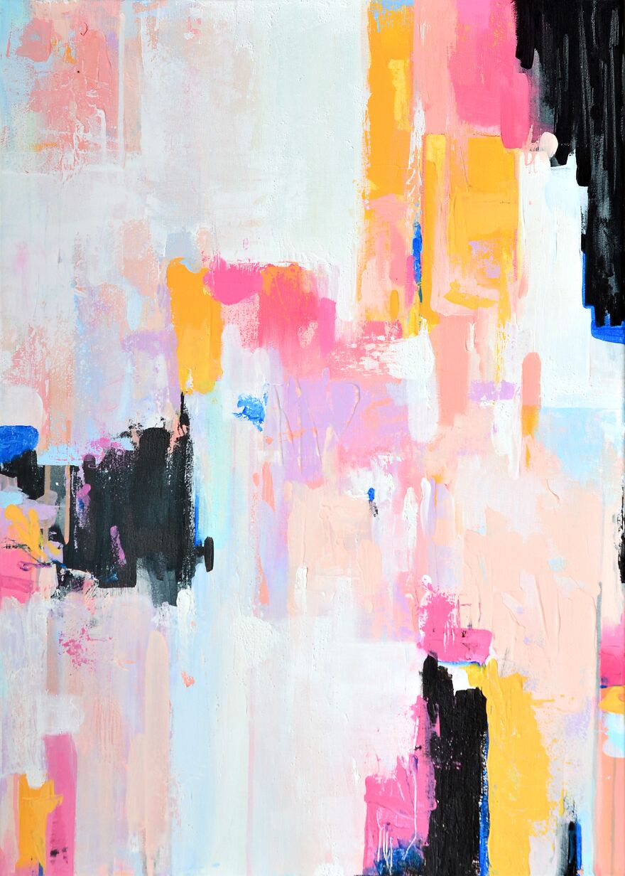 Went From Realistic Art And Watercolor To Acrylic And Free Abstraction On Canvas. And Here Is My Result. Went From Realistic Art And Watercolor To Acrylic And Free Abstraction On Canvas. And Here Is My Result.