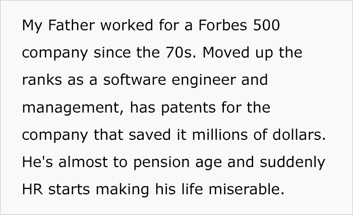 Prestigious Company Tries Firing Their Long-Time Employee Just Before His Time To Retire Prestigious Company Tries Firing Their Long-Time Employee Just Before His Time To Retire