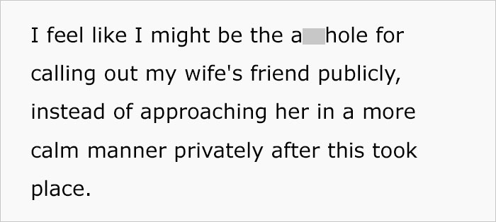 Guy Publicly Shames Wife’s Friend For Being Rude To A Waitress, Asks Online If He Went Too Far Guy Publicly Shames Wife’s Friend For Being Rude To A Waitress, Asks Online If He Went Too Far