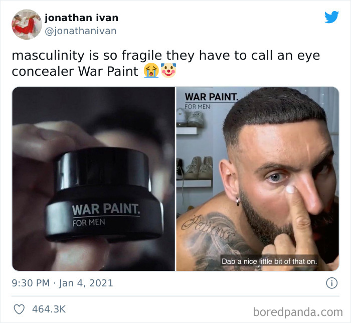 Men Can Wear Make Up, But *only* If Extreme Conflict Ensues...