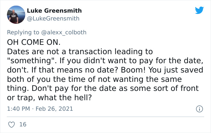 Guy Demands His Date Return $35 After It Didn't Lead To Anything More