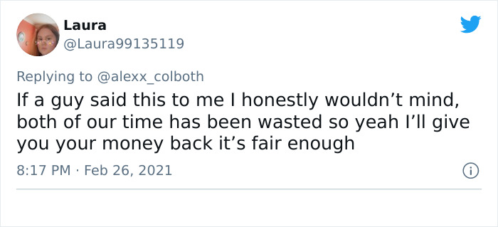 Guy Demands His Date Return $35 After It Didn't Lead To Anything More