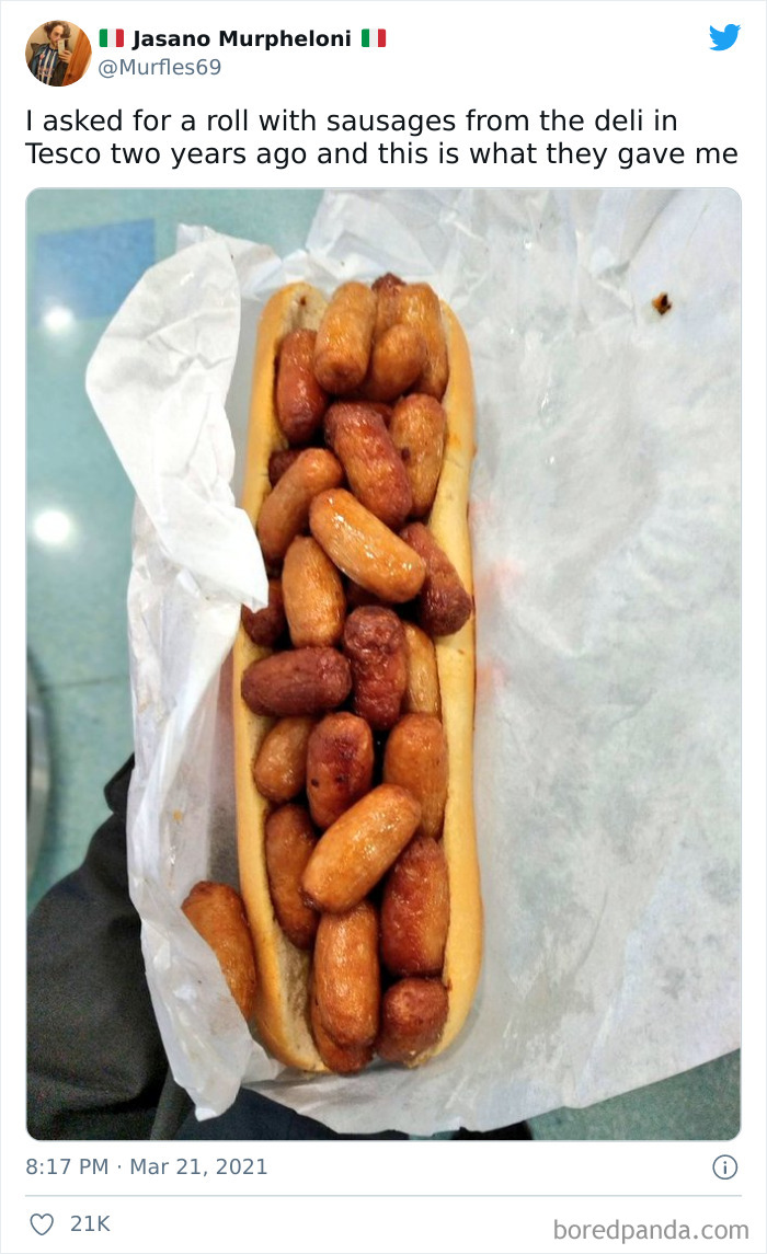 Ask For Sausages, Receive Sausages