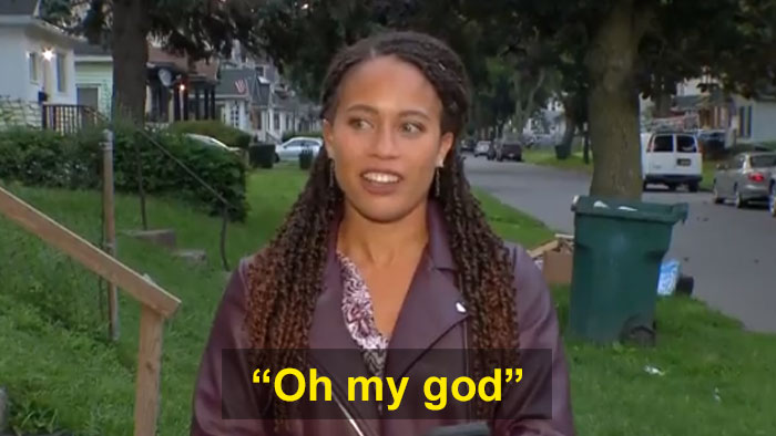 Female Reporter Keeps Her Cool Despite Receiving Disgusting Comments From A Man Right Before Going On Air, Takes The Footage To Twitter
